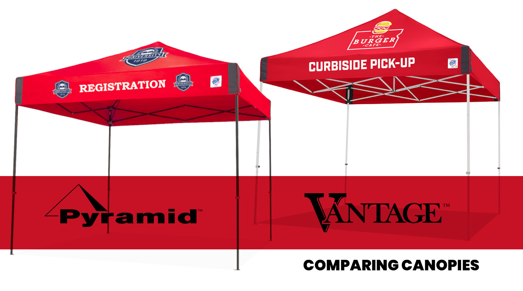 Comparing the E-Z UP® Vantage™ and Pyramid™ Shelters: A Comprehensive Guide